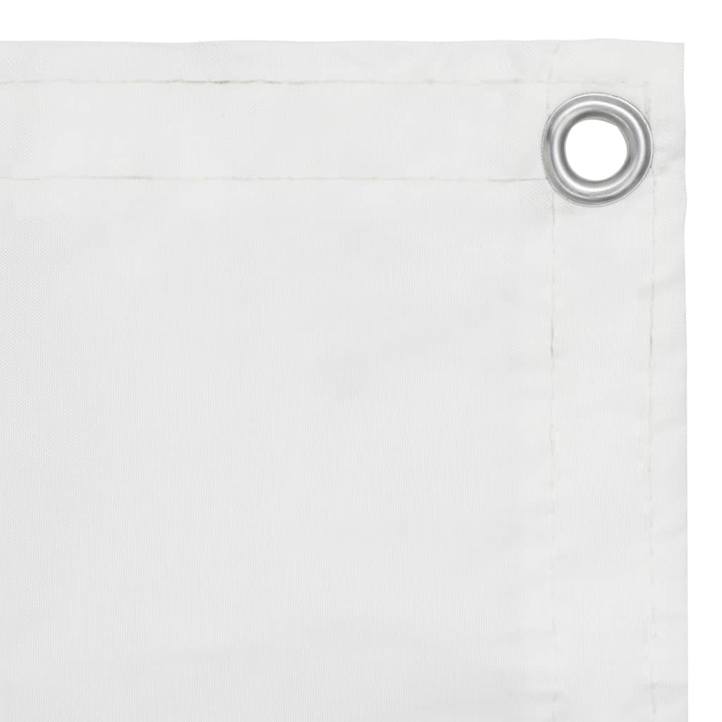 vidaXL Balkonski zastor bijeli 90 x 300 cm od tkanine Oxford