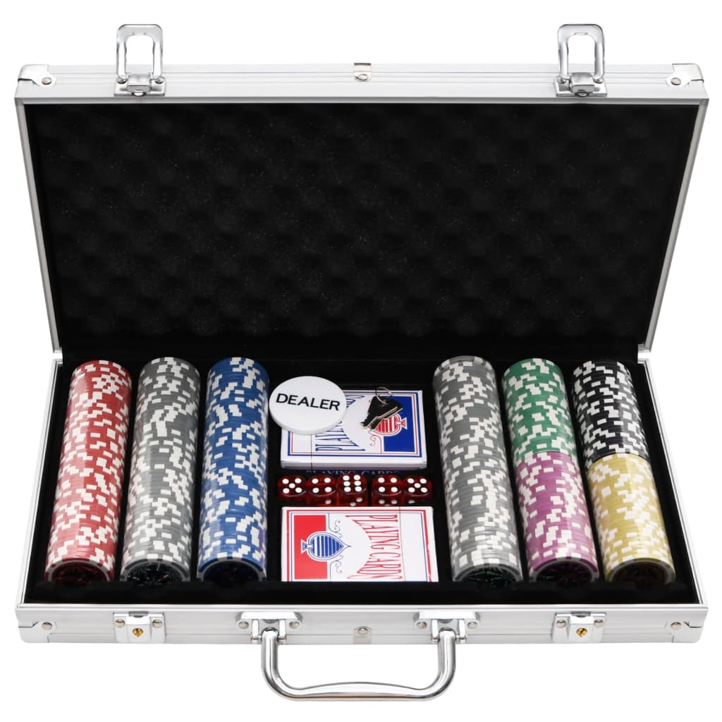 vidaXL Set žetona za poker 300 kom 11,5 g