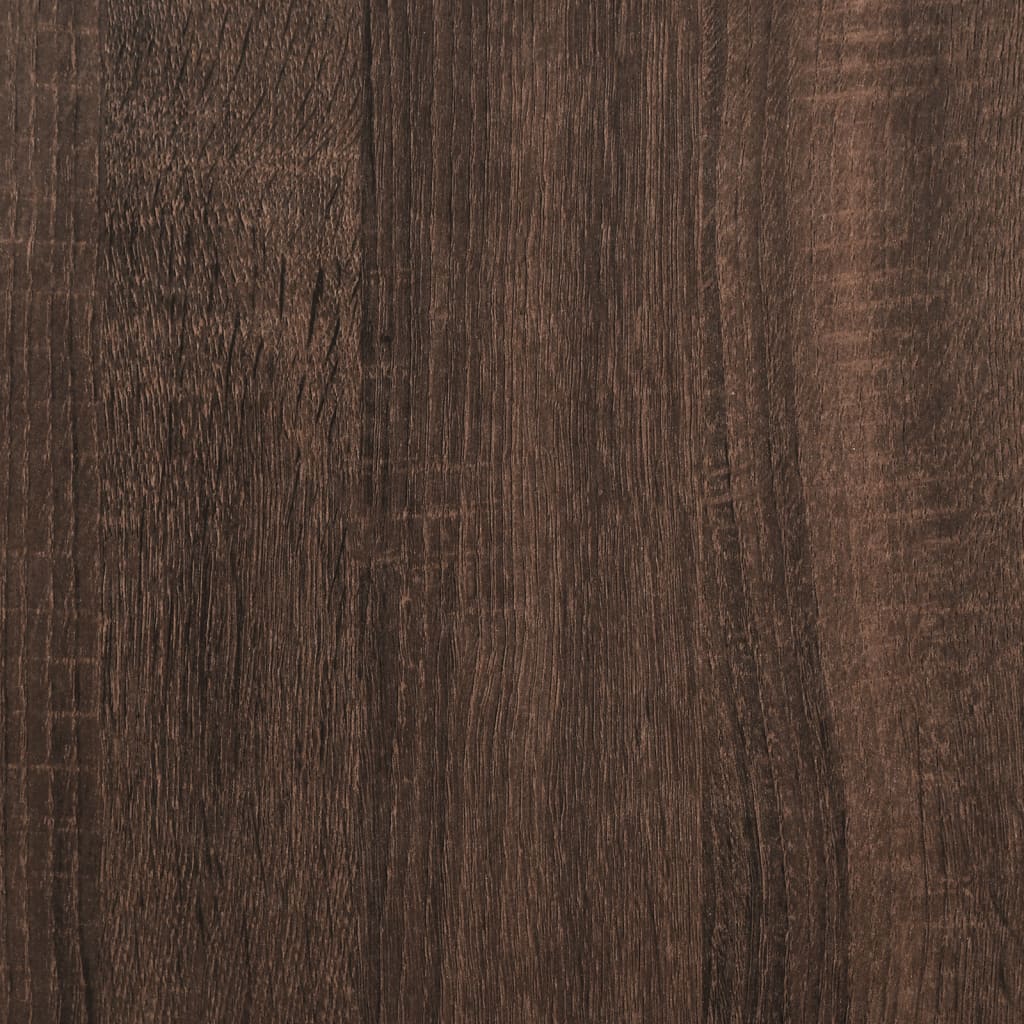 vidaXL Kupaonski ormarić s ogledalom boja hrasta 60x16x60 cm drveni