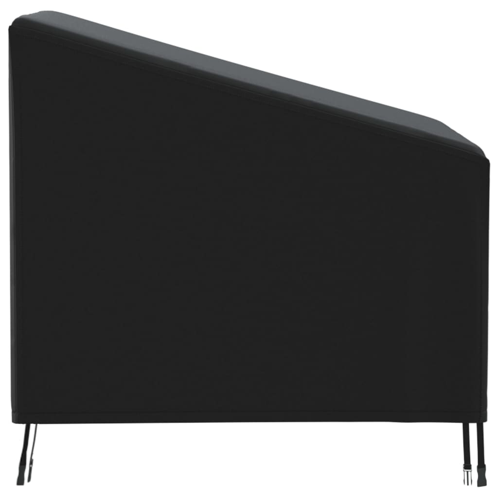 vidaXL Navlaka za vrtne stolice crna 90 x 90 x 50/75 cm 420D Oxford