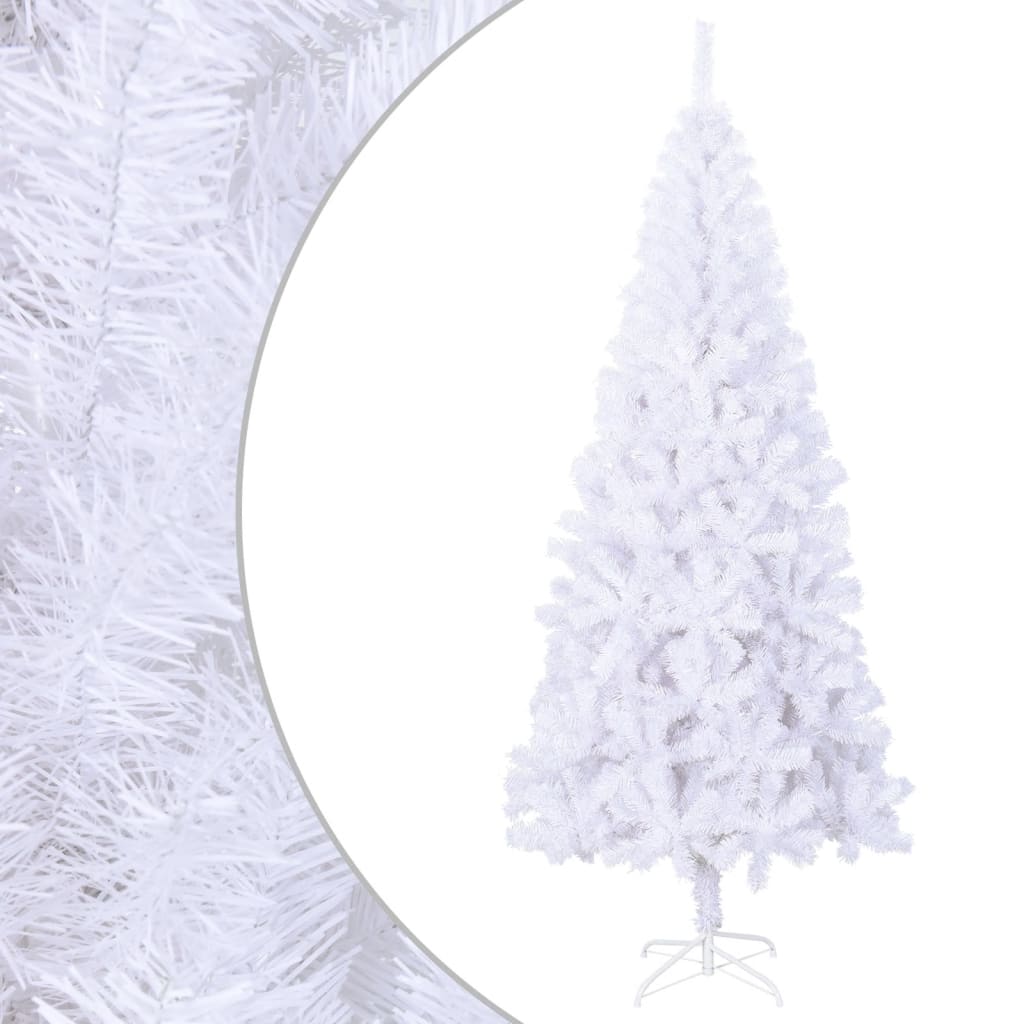 vidaXL Umjetno božićno drvce s čeličnim stalkom 210 cm 910 grana