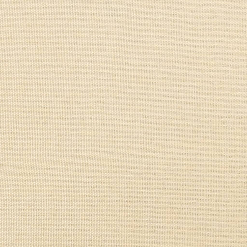 vidaXL Tabure krem-narančasti 45x29,5x35 cm od tkanine i umjetne kože