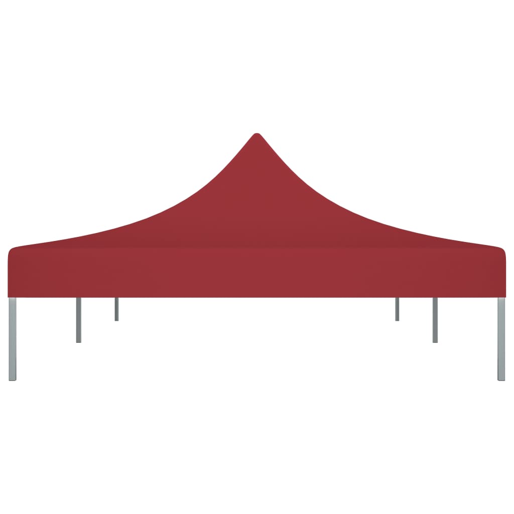 vidaXL Krov za šator za zabave 6 x 3 m bordo 270 g/m²