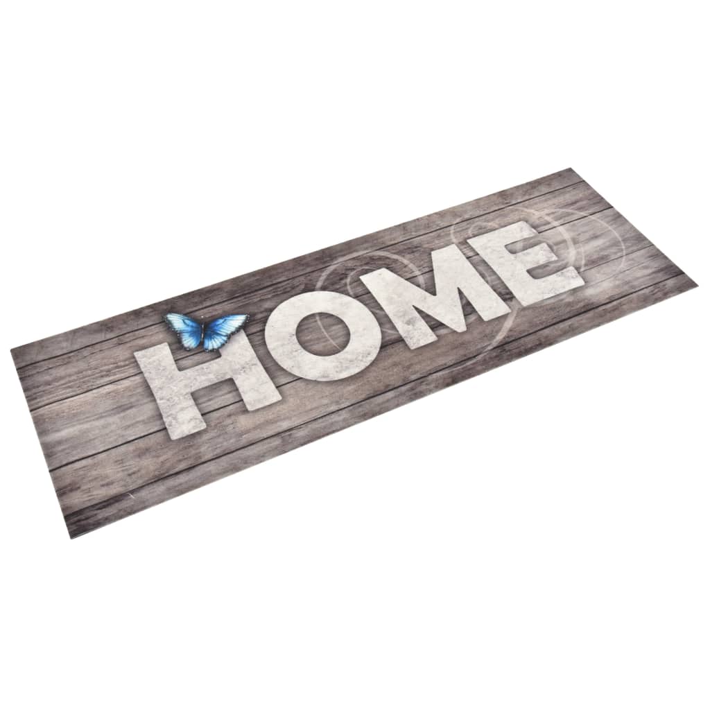 vidaXL Kuhinjski tepih s natpisom Home 45 x 150 cm