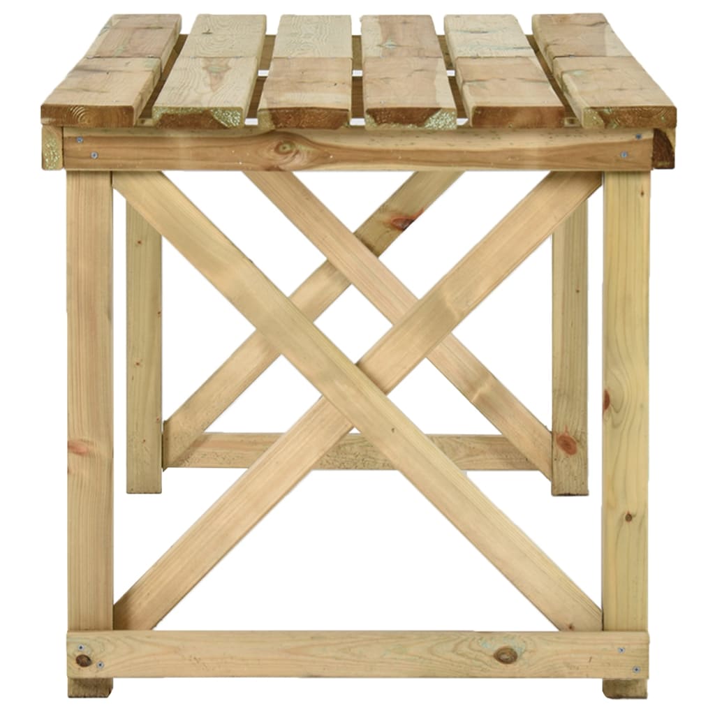 vidaXL Vrtni stol 160 x 79 x 75 cm drveni