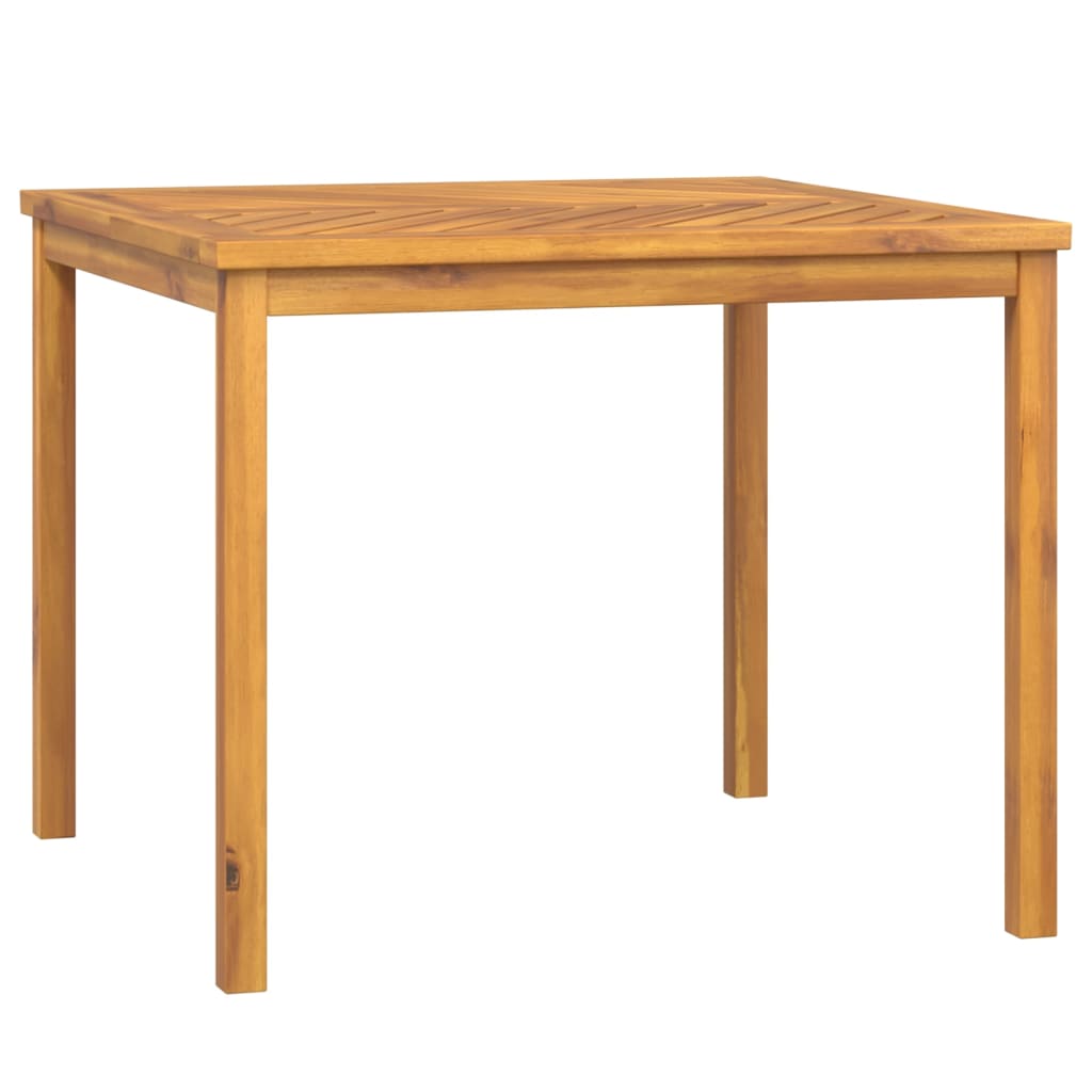 vidaXL Vrtni blagovaonski stol 90 x 90 x 74 cm masivno bagremovo drvo