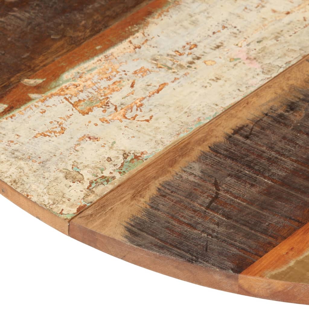 vidaXL Okrugla stolna ploča 70 cm 15 - 16 mm masivno obnovljeno drvo