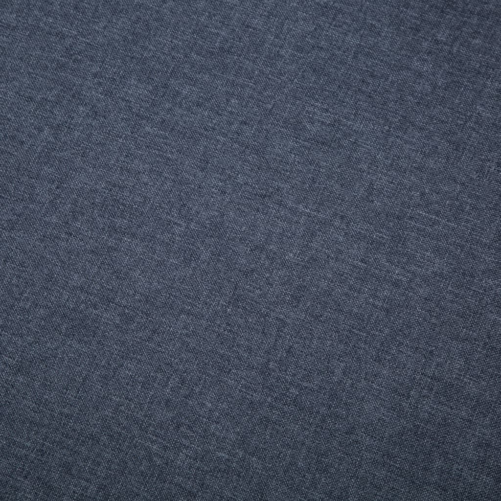 vidaXL Kutna garnitura s presvlakom od tkanine 186 x 136 x 79 cm tamnosiva