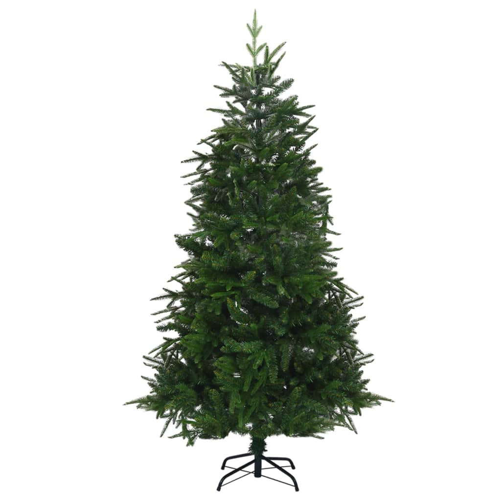 vidaXL Umjetno božićno drvce LED sa setom kuglica zeleno 240 cm PVC/PE
