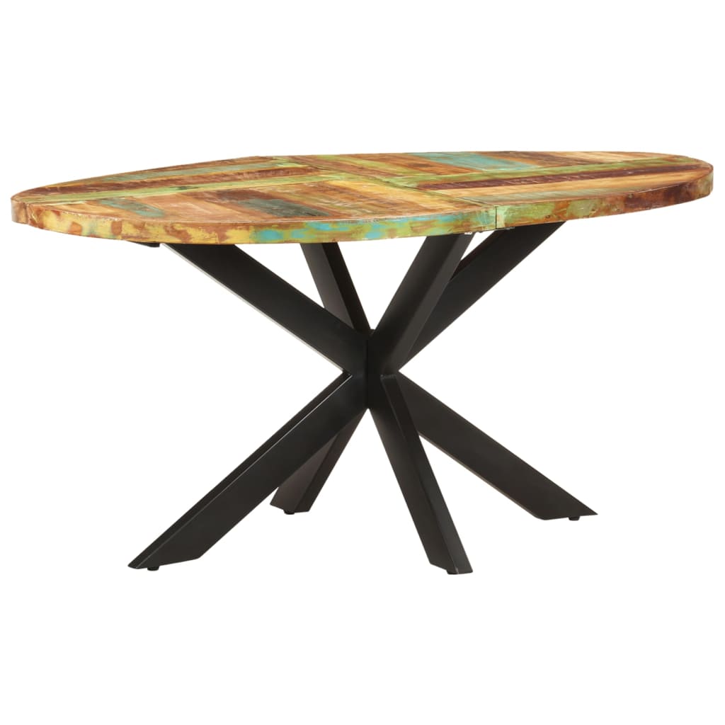 vidaXL Blagovaonski stol 160 x 90 x 75 cm od masivnog obnovljenog drva