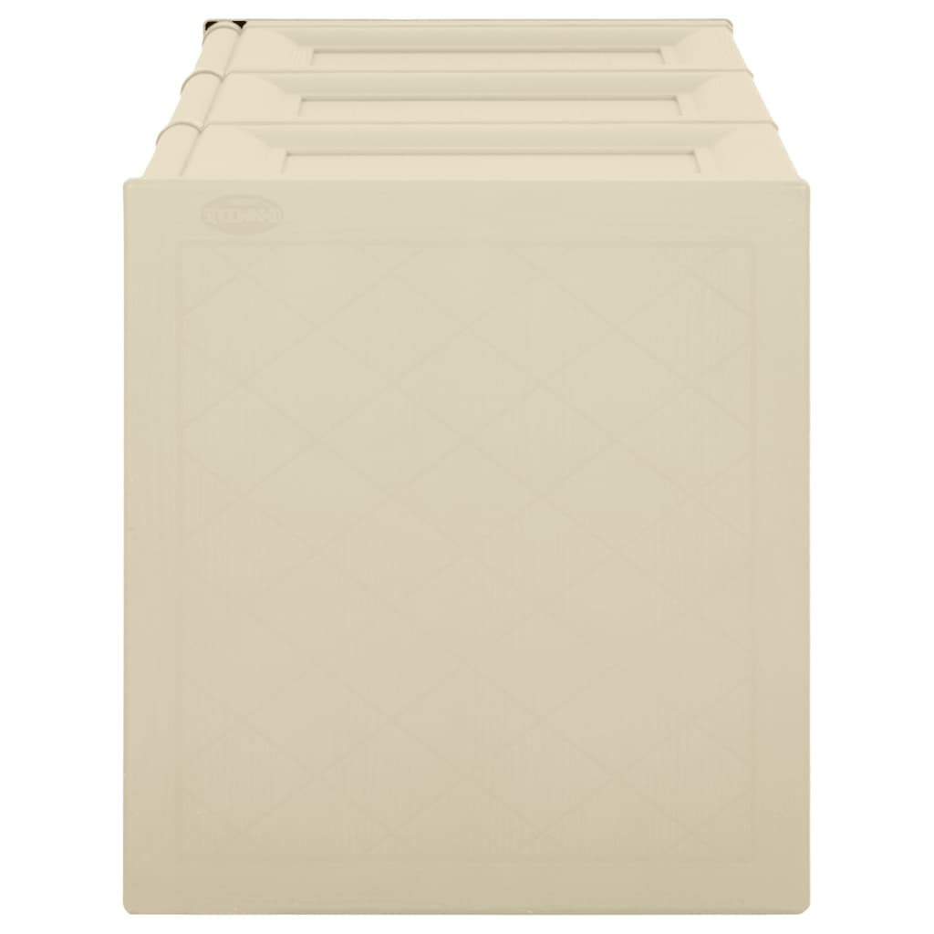 vidaXL Kutija za jastuke angora bijela 125 x 40 x 42 cm 130 L