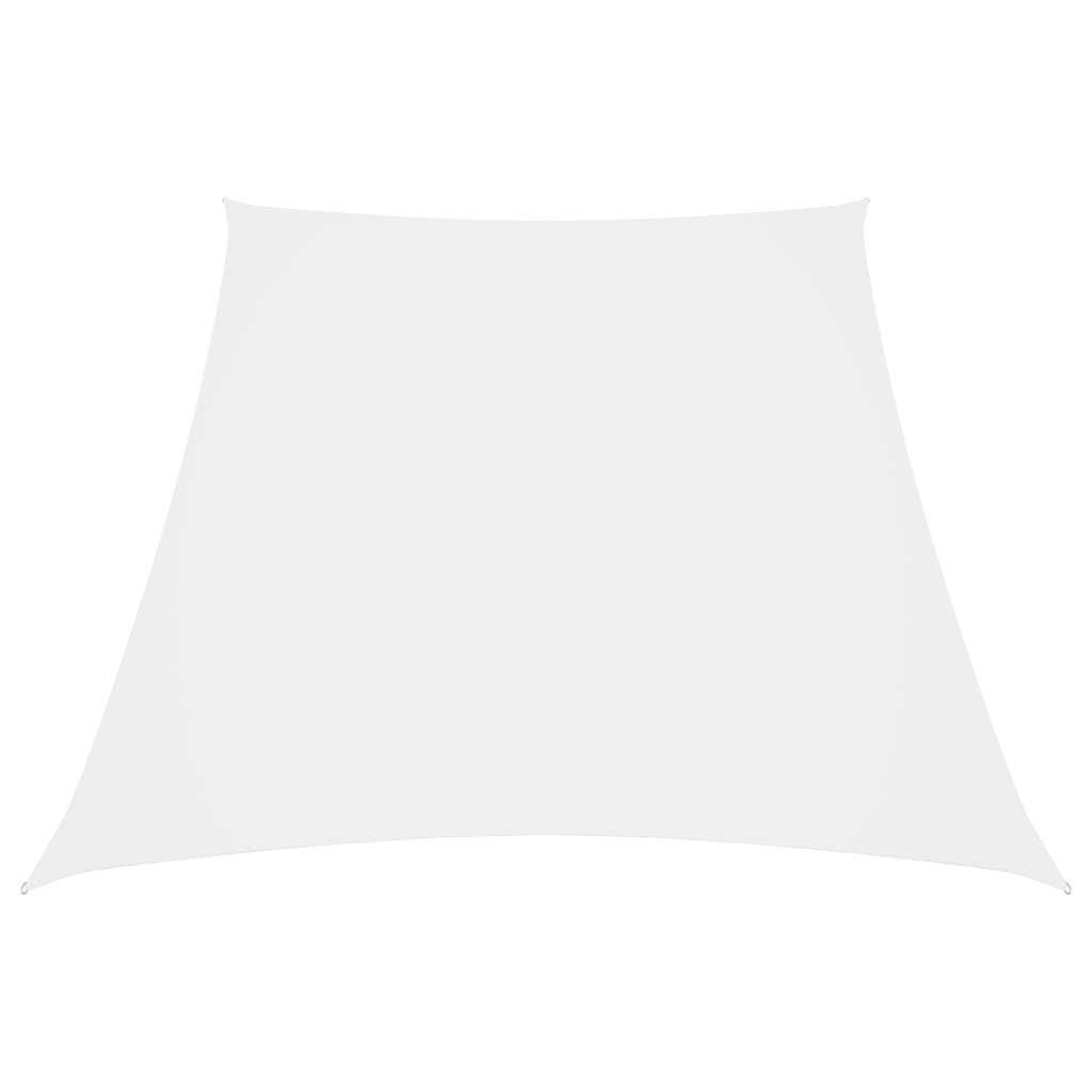 vidaXL Jedro za zaštitu od sunca od tkanine trapezno 3/4 x 3 m bijelo