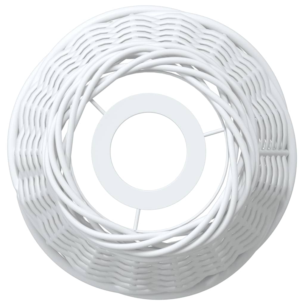vidaXL Sjenilo za stropnu svjetiljku bijelo Ø 15 x 12 cm od pruća