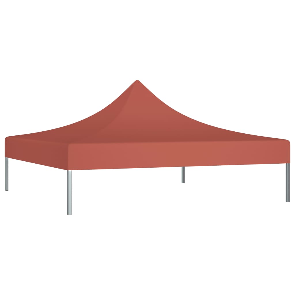 vidaXL Krov za šator za zabave 2 x 2 m terakota 270 g/m²