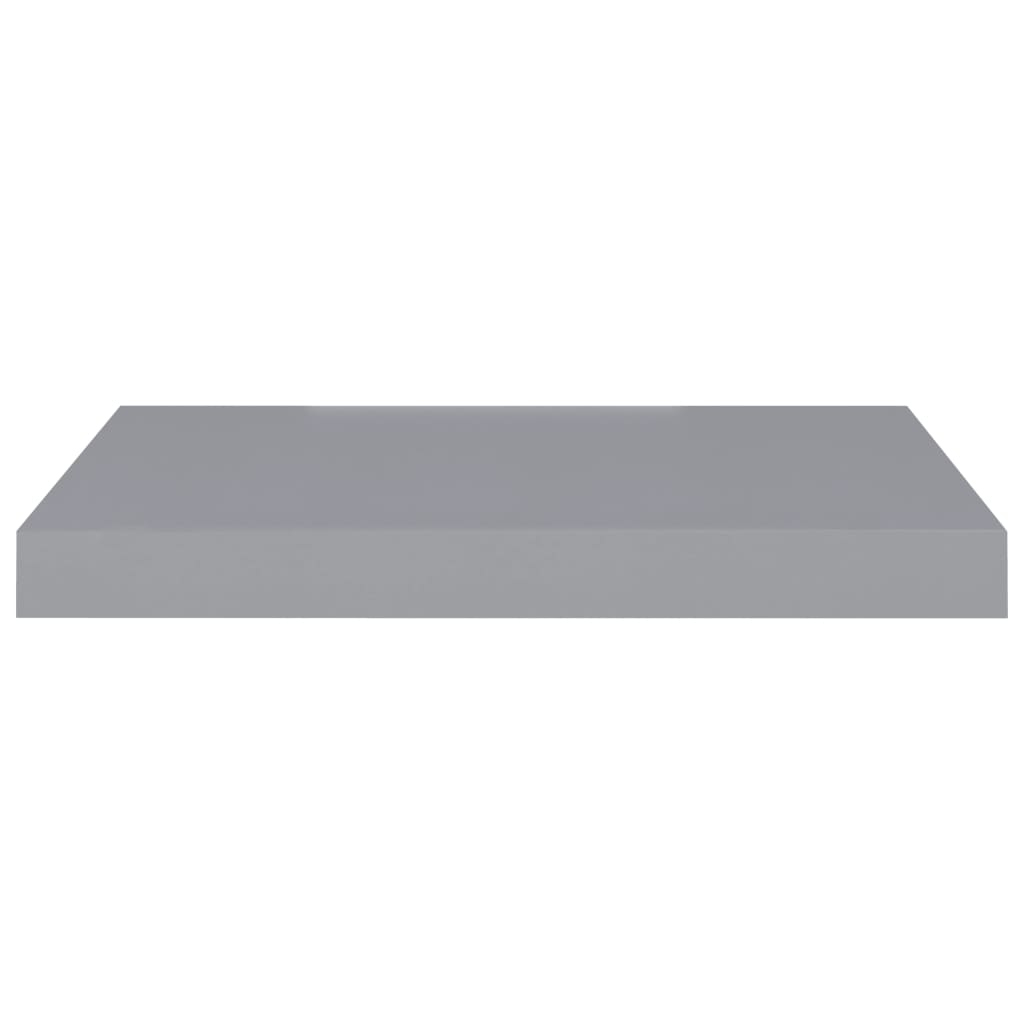 vidaXL Plutajuća zidna polica siva 50 x 23 x 3,8 cm MDF