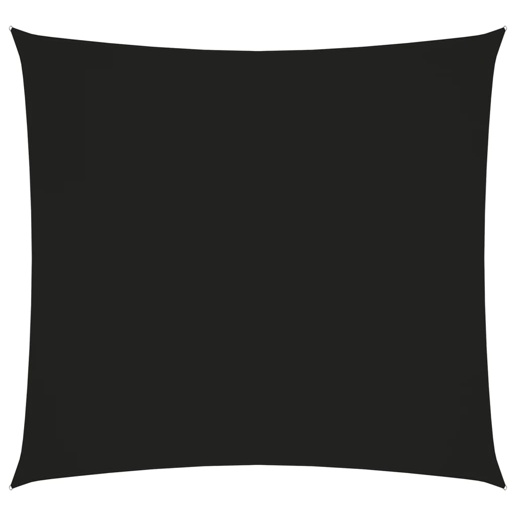 vidaXL Jedro protiv sunca od tkanine Oxford četvrtasto 3 x 3 m crno