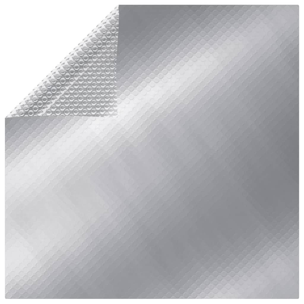 vidaXL Pravokutni pokrov za bazen 1200 x 600 cm PE srebrni