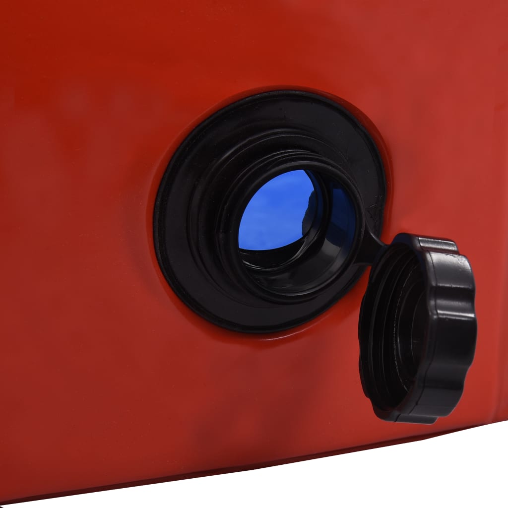 vidaXL Sklopivi bazen za pse crveni 160 x 30 cm PVC