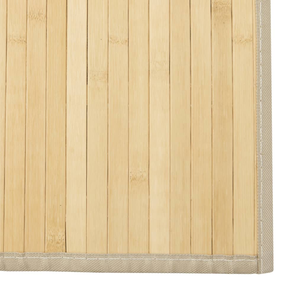 vidaXL Tepih pravokutni svijetli prirodni 70 x 500 cm od bambusa