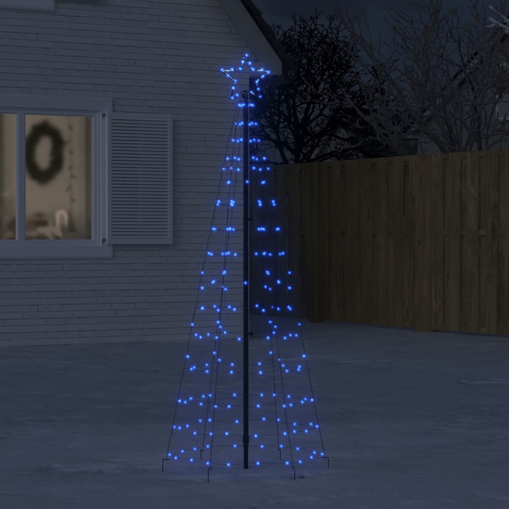 vidaXL Svjetlo za božićno drvce sa šiljcima 220 LED plavo 180cm
