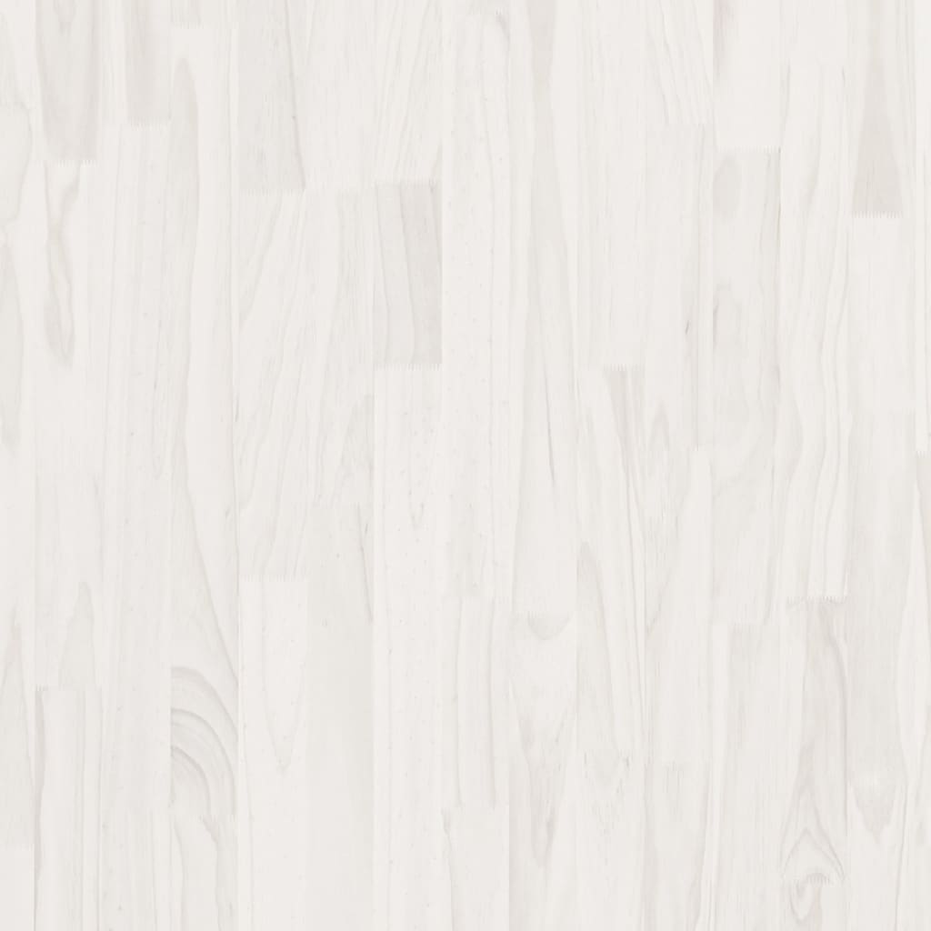 vidaXL Visoki ormarić bijeli 100 x 30 x 210 cm od masivne borovine