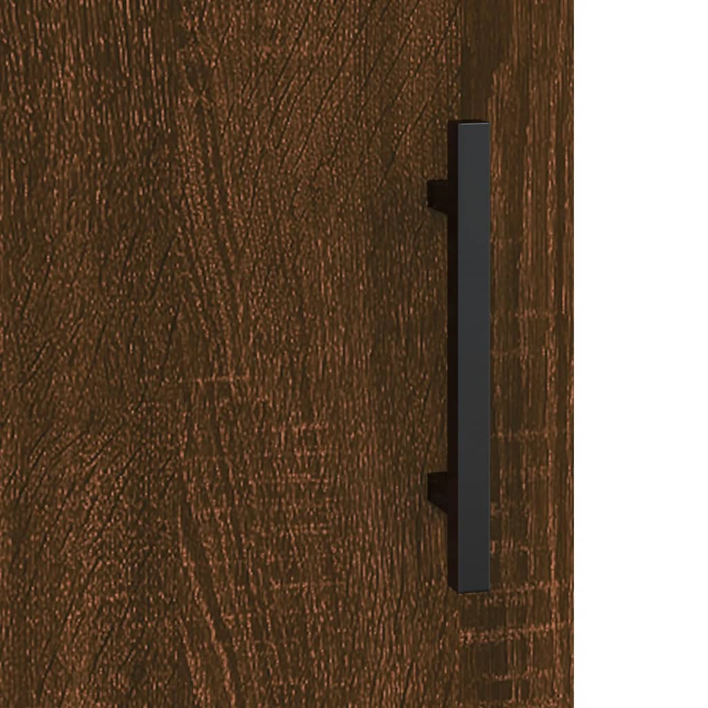 vidaXL Komoda boja smeđeg hrasta 69,5x34x90 cm od konstruiranog drva