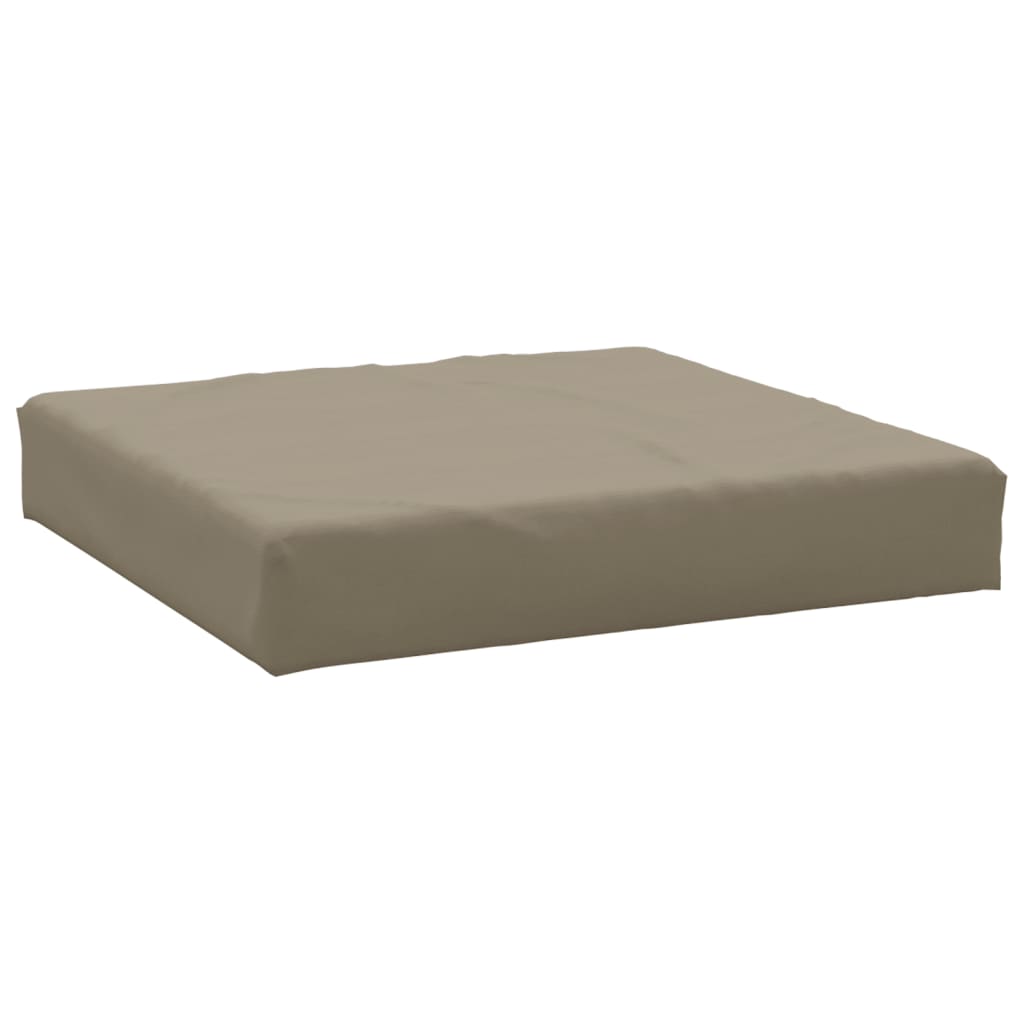 vidaXL Paletni podni jastuk od tkanine 60 x 60 x 8 cm smeđe-sivi