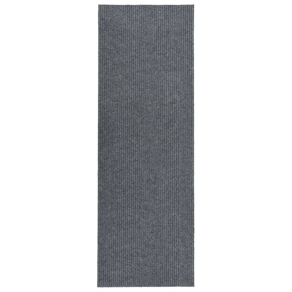 vidaXL Dugi tepih za hvatanje nečistoće 100 x 350 cm sivi