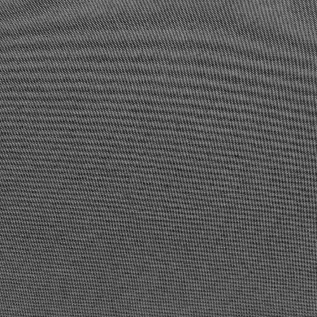 vidaXL Modularni tabure s jastukom od tkanine tamnosivi