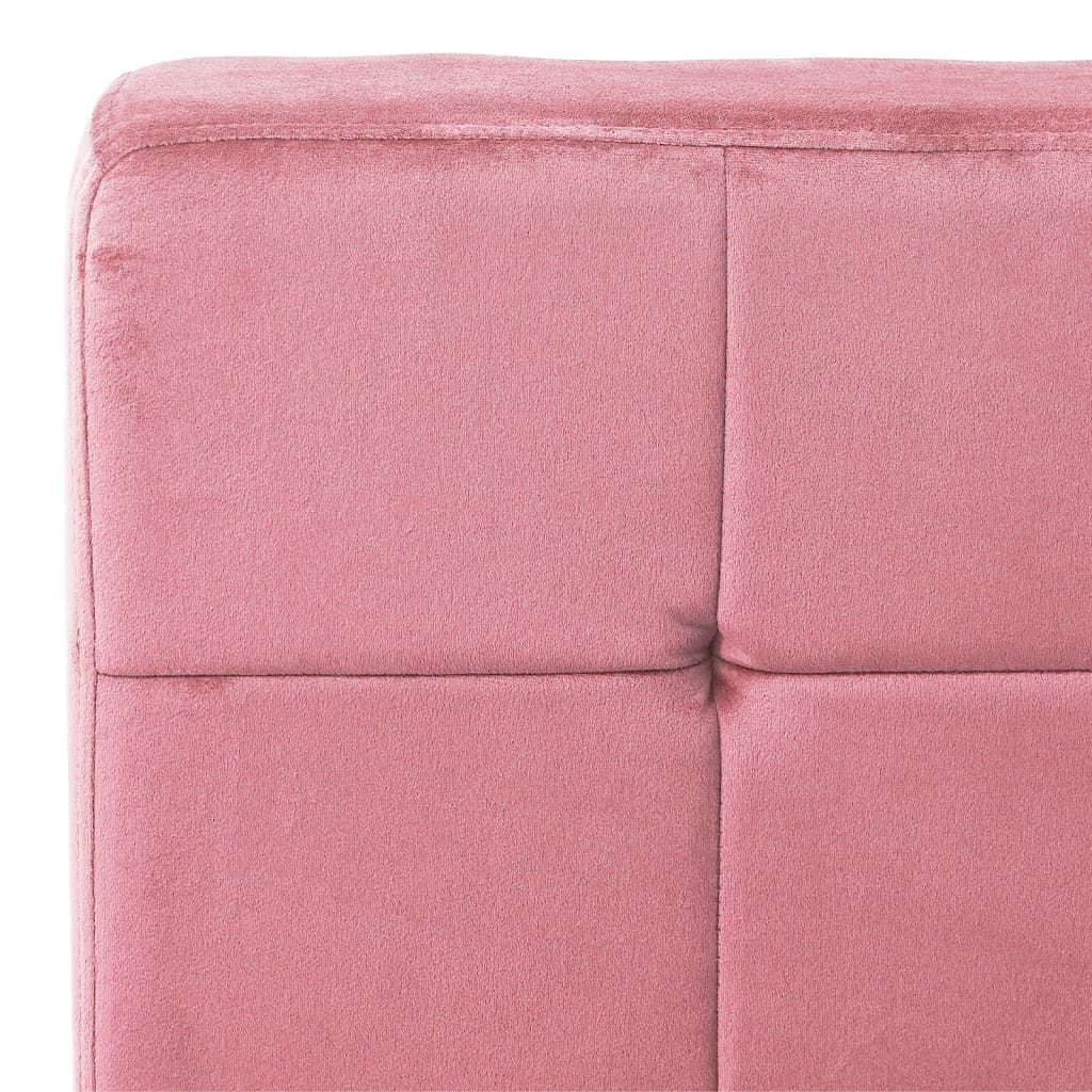 vidaXL Stolica za opuštanje 65 x 79 x 87 cm ružičasta baršunasta