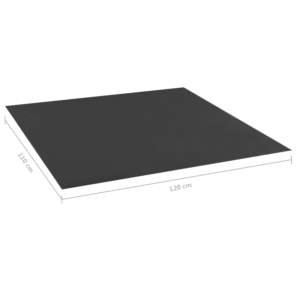 vidaXL Podloga za pješčanik crna 120 x 110 cm