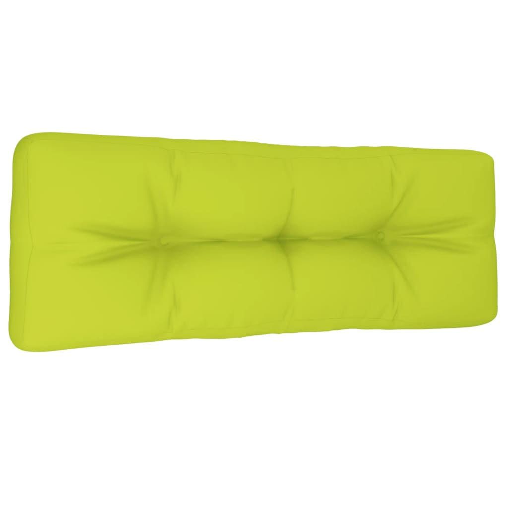 vidaXL Jastuk za sofu od paleta jarko zeleni 120 x 40 x 10 cm