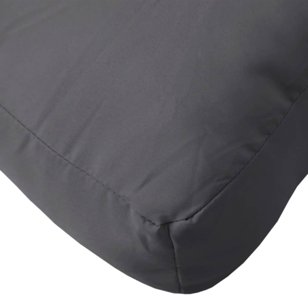 vidaXL Paletni podni jastuk od tkanine 60 x 60 x 8 cm antracit
