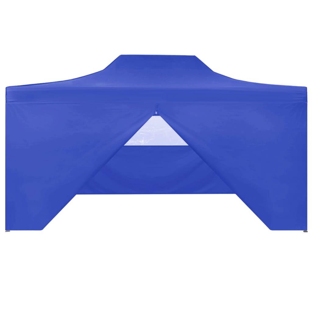 vidaXL Profesionalni sklopivi šator za zabave 3 x 4 m čelični plavi