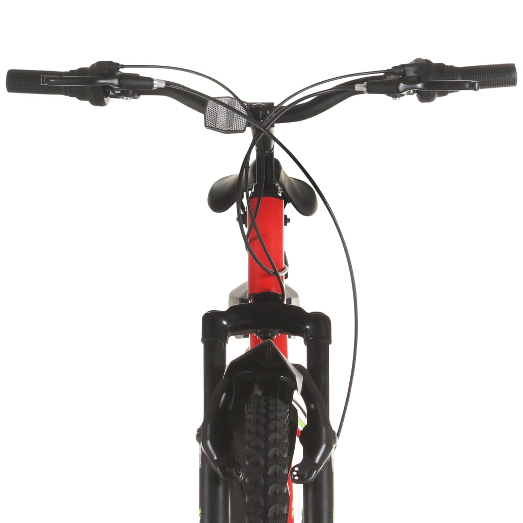 vidaXL Brdski bicikl 21 brzina kotači od 26 " okvir od 42 cm crveni