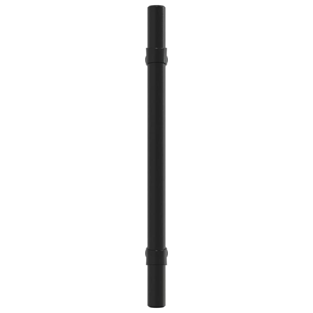 vidaXL Ručke za ormarić 10 kom crne 128 mm od nehrđajućeg čelika