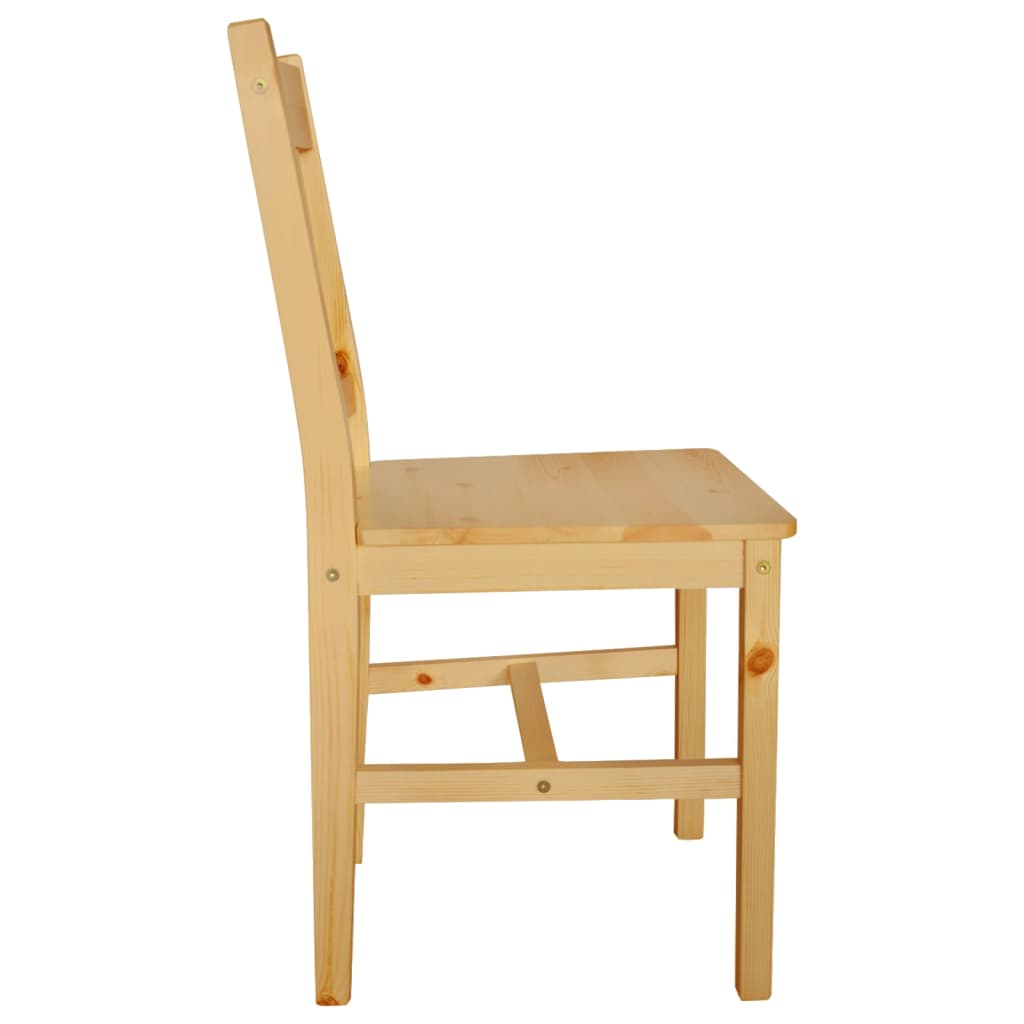 vidaXL Blagovaonske stolice od borovine 2 kom