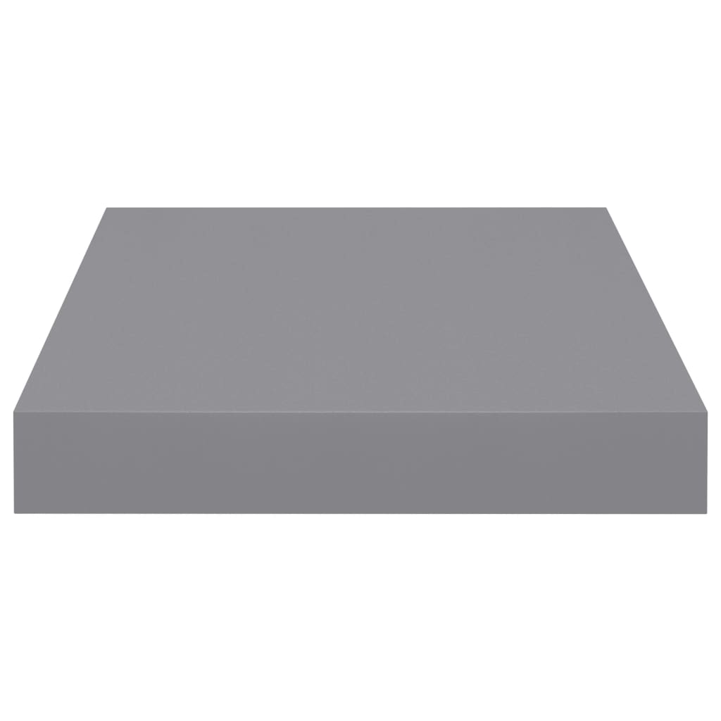 vidaXL Plutajuća zidna polica siva 23 x 23,5 x 3,8 cm MDF