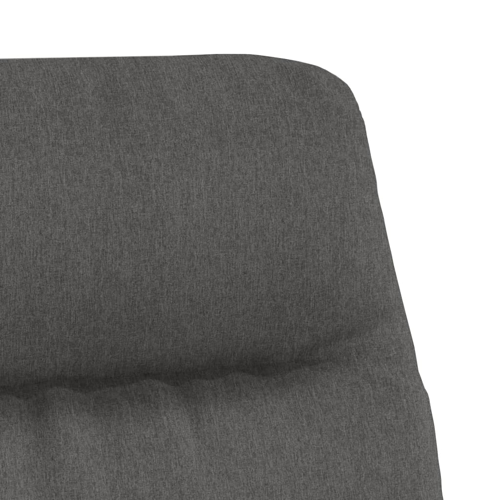 vidaXL Stolica za opuštanje od tkanine tamnosiva