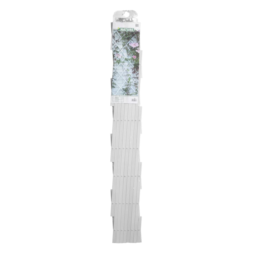 Nature Vrtna Rešetka 100x200 cm PVC Bijela 6040703