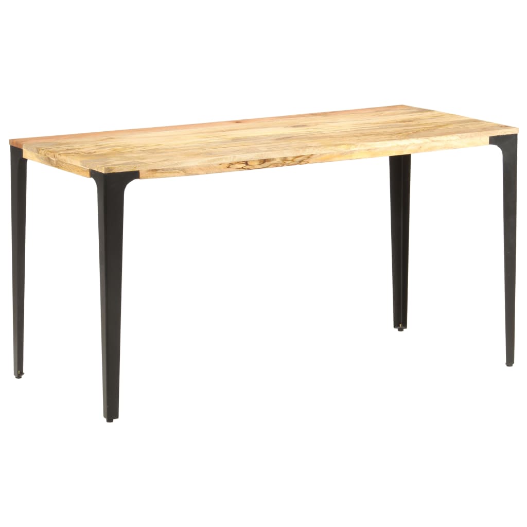 vidaXL Blagovaonski stol od masivnog drva manga 140 x 70 x 76 cm