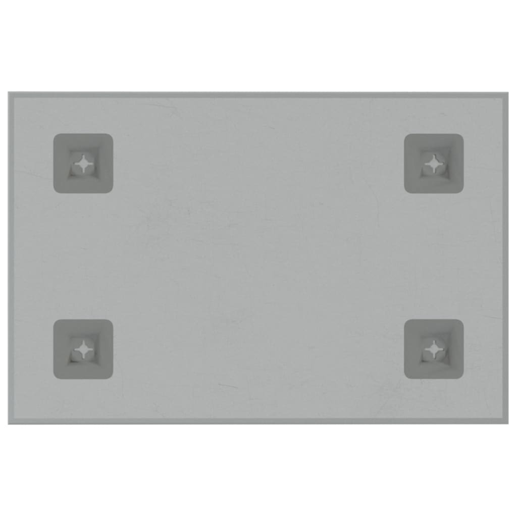 vidaXL Zidna magnetna ploča bijela 30 x 20 cm od kaljenog stakla